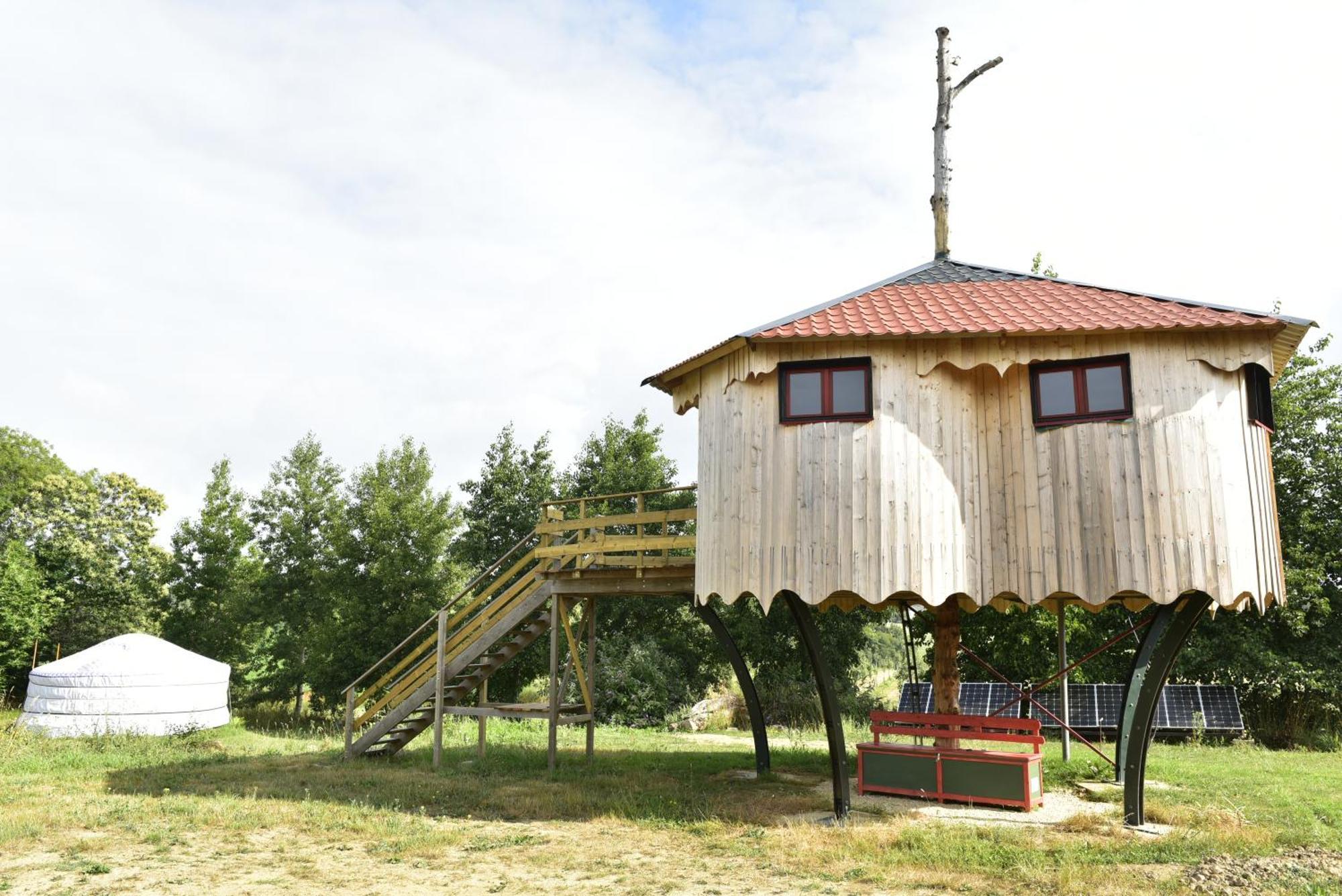 Yourte Roulotte Et Gite De La Laita Clohars-Carnoët Exterior foto