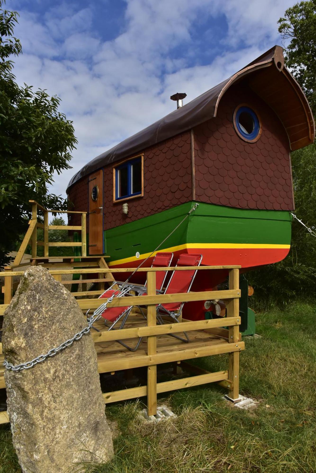 Yourte Roulotte Et Gite De La Laita Clohars-Carnoët Exterior foto