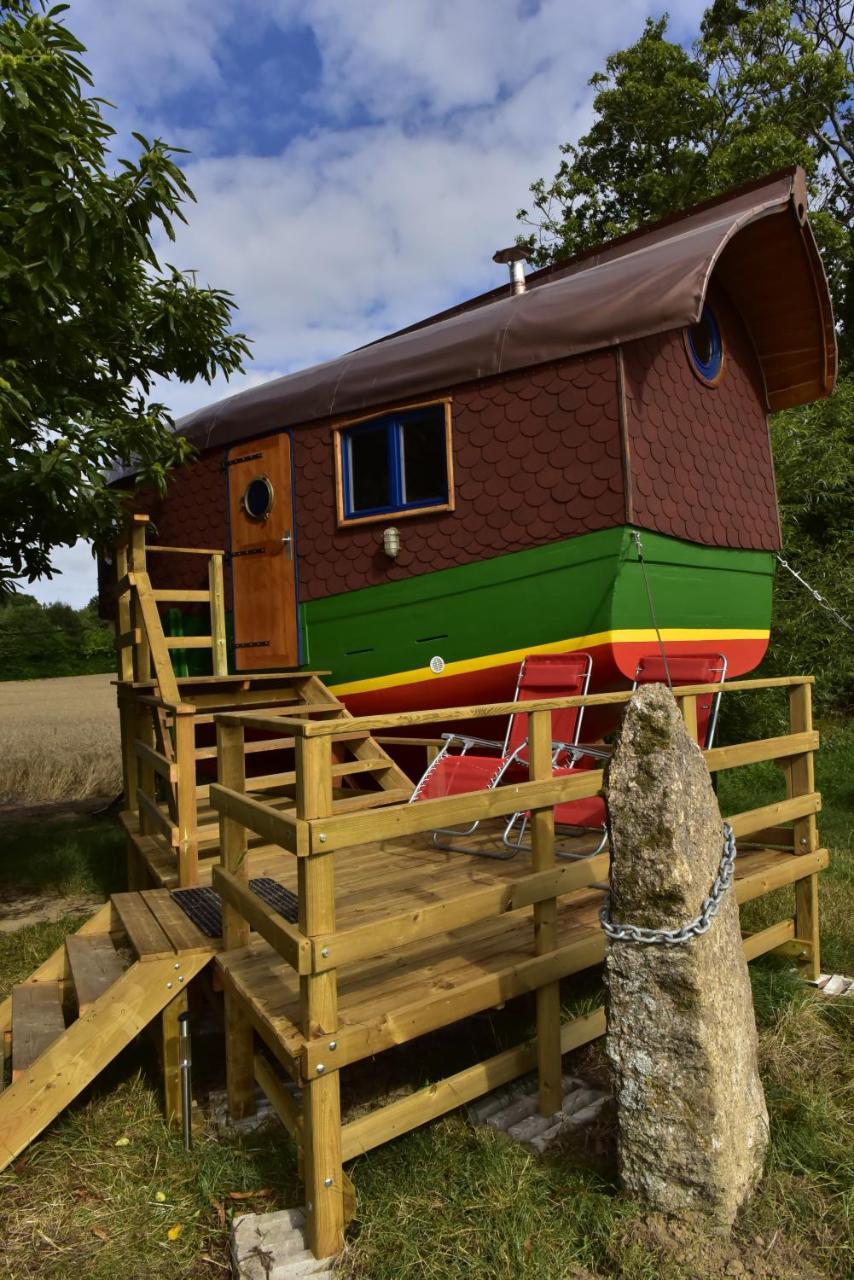 Yourte Roulotte Et Gite De La Laita Clohars-Carnoët Exterior foto